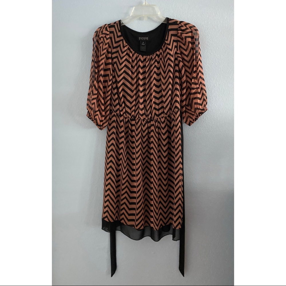 Enfocus Studio Chevron Dress